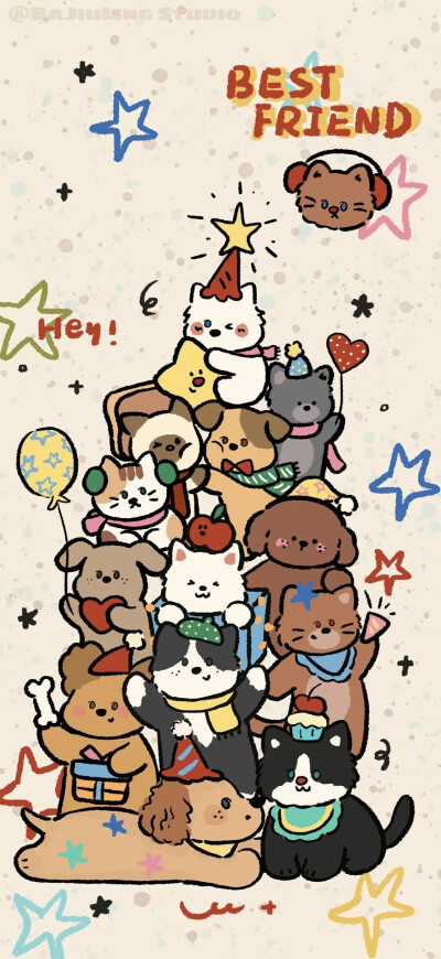 可爱壁纸套图