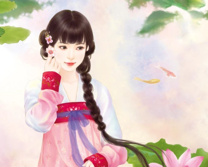 白似轻霜软似绵，东风飘泊最堪怜。
不如点入桃花水，化作浮萍转得圆。