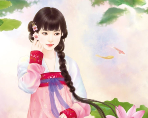 白似轻霜软似绵，东风飘泊最堪怜。
不如点入桃花水，化作浮萍转得圆。