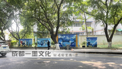 电箱墙绘，电箱壁画，电箱绘画，城市美化，社区美化