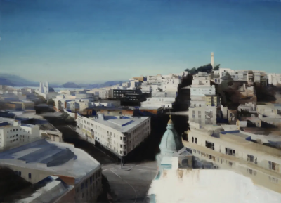 金·科根是一位爱尔兰当代具象绘画艺术家，以深沉而富有心理张力的人物肖像闻名。她的作品多聚焦于单一人物，画面简洁、构图集中，人物常直视或若有所思地面对观者，呈现出一种安静却不容回避的存在感。金·科根的用色…