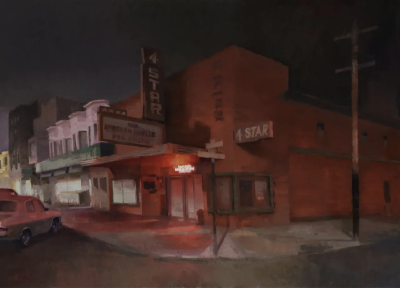 金·科根是一位爱尔兰当代具象绘画艺术家，以深沉而富有心理张力的人物肖像闻名。她的作品多聚焦于单一人物，画面简洁、构图集中，人物常直视或若有所思地面对观者，呈现出一种安静却不容回避的存在感。金·科根的用色…