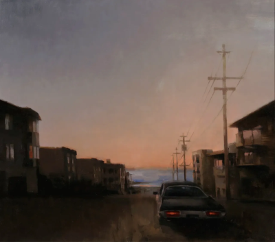 金·科根是一位爱尔兰当代具象绘画艺术家，以深沉而富有心理张力的人物肖像闻名。她的作品多聚焦于单一人物，画面简洁、构图集中，人物常直视或若有所思地面对观者，呈现出一种安静却不容回避的存在感。金·科根的用色…