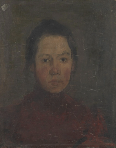 艾萨克·伊斯雷尔斯（Isaac Israëls），乔·梵高-邦格（Jo van Gogh-Bonger）的肖像（1895-97）。阿姆斯特丹梵高博物馆收藏。