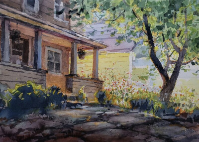 这些作品就是出自华裔水彩画家钟永宏之手他的水彩，不仅受到来自世界各地人们的追捧他还开授了自己的网上水彩课程成为无数人争相学习的水彩首选