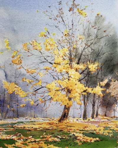 这些作品就是出自华裔水彩画家钟永宏之手他的水彩，不仅受到来自世界各地人们的追捧他还开授了自己的网上水彩课程成为无数人争相学习的水彩首选