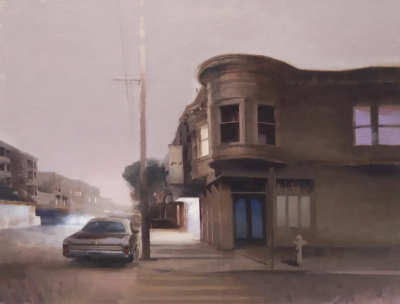 金·科根是一位爱尔兰当代具象绘画艺术家，以深沉而富有心理张力的人物肖像闻名。她的作品多聚焦于单一人物，画面简洁、构图集中，人物常直视或若有所思地面对观者，呈现出一种安静却不容回避的存在感。金·科根的用色…