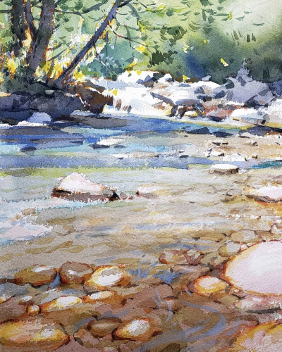 这些作品就是出自华裔水彩画家钟永宏之手他的水彩，不仅受到来自世界各地人们的追捧他还开授了自己的网上水彩课程成为无数人争相学习的水彩首选