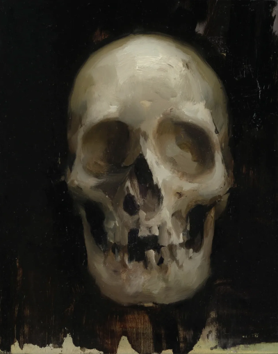 金·科根是一位爱尔兰当代具象绘画艺术家，以深沉而富有心理张力的人物肖像闻名。她的作品多聚焦于单一人物，画面简洁、构图集中，人物常直视或若有所思地面对观者，呈现出一种安静却不容回避的存在感。金·科根的用色…