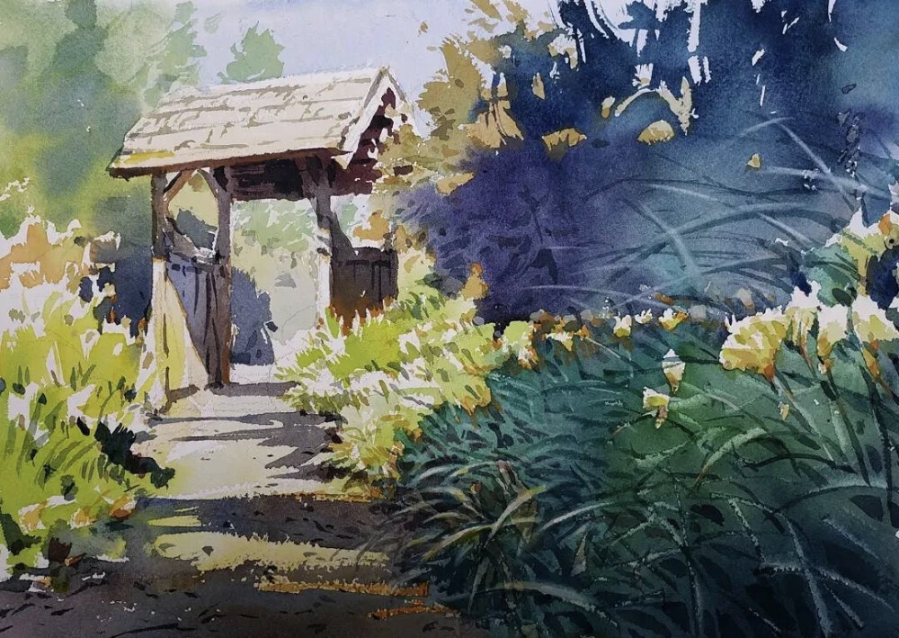 这些作品就是出自华裔水彩画家钟永宏之手他的水彩，不仅受到来自世界各地人们的追捧他还开授了自己的网上水彩课程成为无数人争相学习的水彩首选