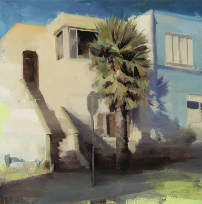 金·科根是一位爱尔兰当代具象绘画艺术家，以深沉而富有心理张力的人物肖像闻名。她的作品多聚焦于单一人物，画面简洁、构图集中，人物常直视或若有所思地面对观者，呈现出一种安静却不容回避的存在感。金·科根的用色…