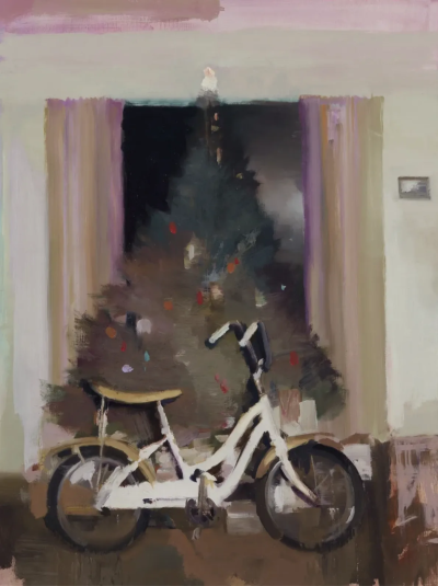 金·科根是一位爱尔兰当代具象绘画艺术家，以深沉而富有心理张力的人物肖像闻名。她的作品多聚焦于单一人物，画面简洁、构图集中，人物常直视或若有所思地面对观者，呈现出一种安静却不容回避的存在感。金·科根的用色…