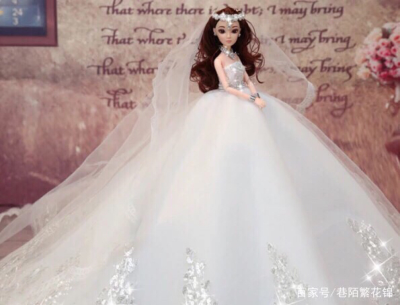 美丽的婚纱娃娃