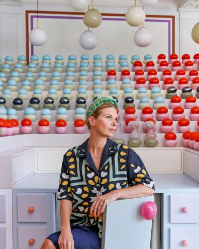 ▲ Helle Mardahl 在法国顶级家居展巴黎家居装饰博览会的展位。