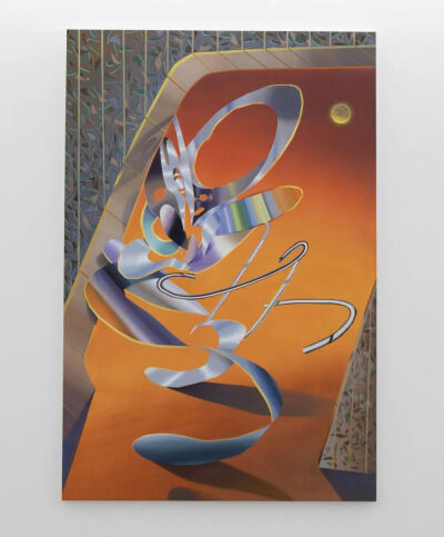吴凌昊《发条橙》
 布面油画，180x120cm，2024年
