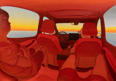 苏航《风景》布面油画，190×270cm，2024-2025年