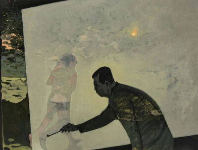 苏航《中国画家》
布面油画，120×160cm，2024年
