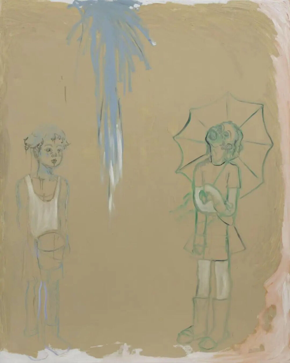 孙玛侬《L’Eau Vive》
布面油画，200×160cm，2025年
