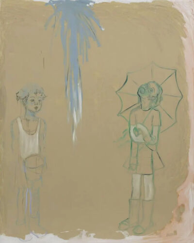 孙玛侬《L’Eau Vive》
布面油画，200×160cm，2025年
