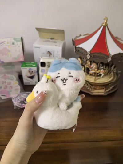 提前送我新年礼物拍立得加二十张相纸还有鸭鸭小八