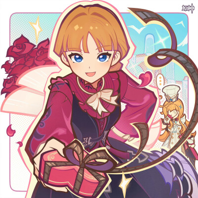 原神 少女哥伦比娅 乐平波琳
情人节官方贺图