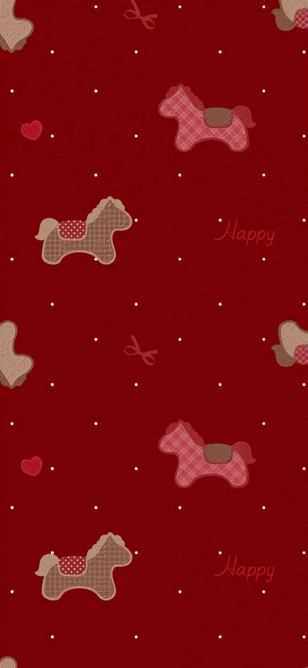 马年壁纸 手机壁纸 手机背景图 红色壁纸