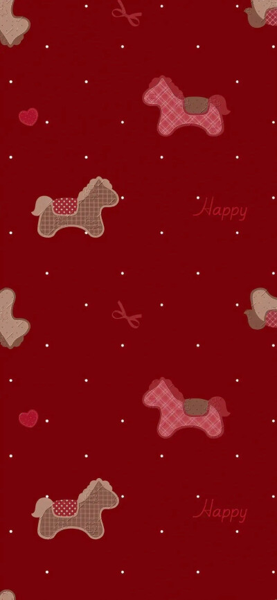 马年壁纸 手机壁纸 手机背景图 红色壁纸