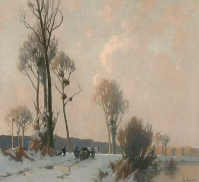 艺术家Jacob Alexandre 的油画
画面透露出一种迷人的朦胧美
感受一下晨雾和树木的呼吸
