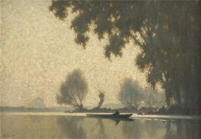 艺术家Jacob Alexandre 的油画
画面透露出一种迷人的朦胧美
感受一下晨雾和树木的呼吸
