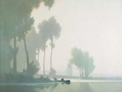 艺术家Jacob Alexandre 的油画
画面透露出一种迷人的朦胧美
感受一下晨雾和树木的呼吸
