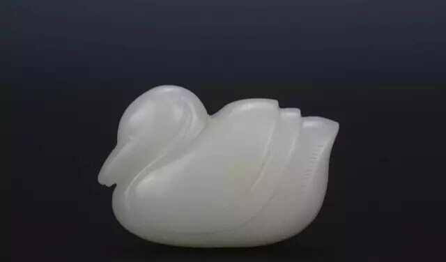 清乾隆 羊脂白玉鹅
观复博物馆藏
