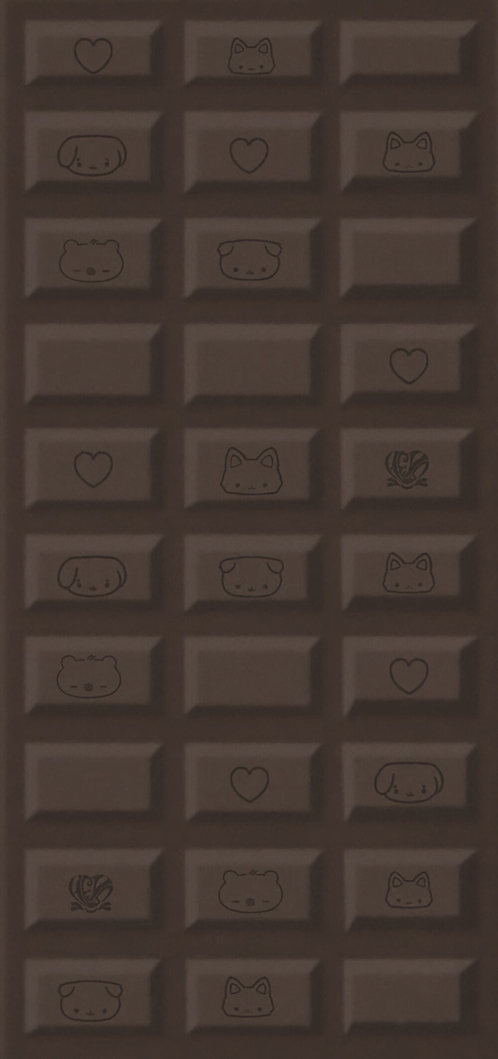 可爱的情人巧克力