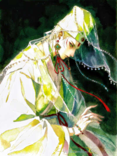 自古美女爱英雄，一诺千金到尽头#美人吟#国漫国风