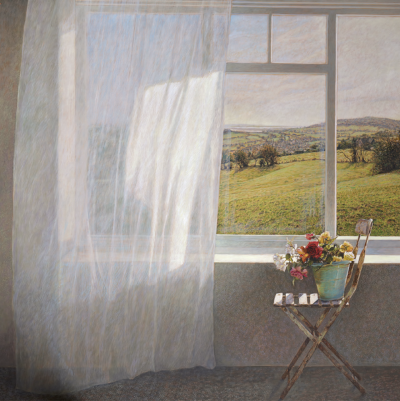 科林·弗雷泽（1956年生于英国格拉斯哥）是一位卓越的蛋彩堪培拉（egg tempera）画家，以细腻的光影效果与情绪氛围而闻名，现长期定居瑞典伦德，并活跃于欧美多个艺术市场。