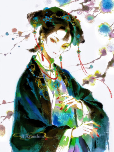 自古美女爱英雄，一诺千金到尽头#美人吟#国漫国风