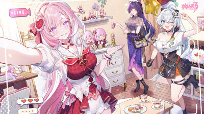 来源@崩坏3爱酱小跟班
★爱愿绮游丨壁纸分享★
步入一段被柔光过滤的时光，开启一段瑰丽的绮游旅程~
现为舰长带来精选壁纸，希望舰长喜欢