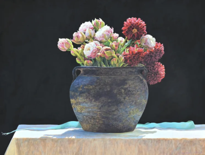 科林·弗雷泽（1956年生于英国格拉斯哥）是一位卓越的蛋彩堪培拉（egg tempera）画家，以细腻的光影效果与情绪氛围而闻名，现长期定居瑞典伦德，并活跃于欧美多个艺术市场。