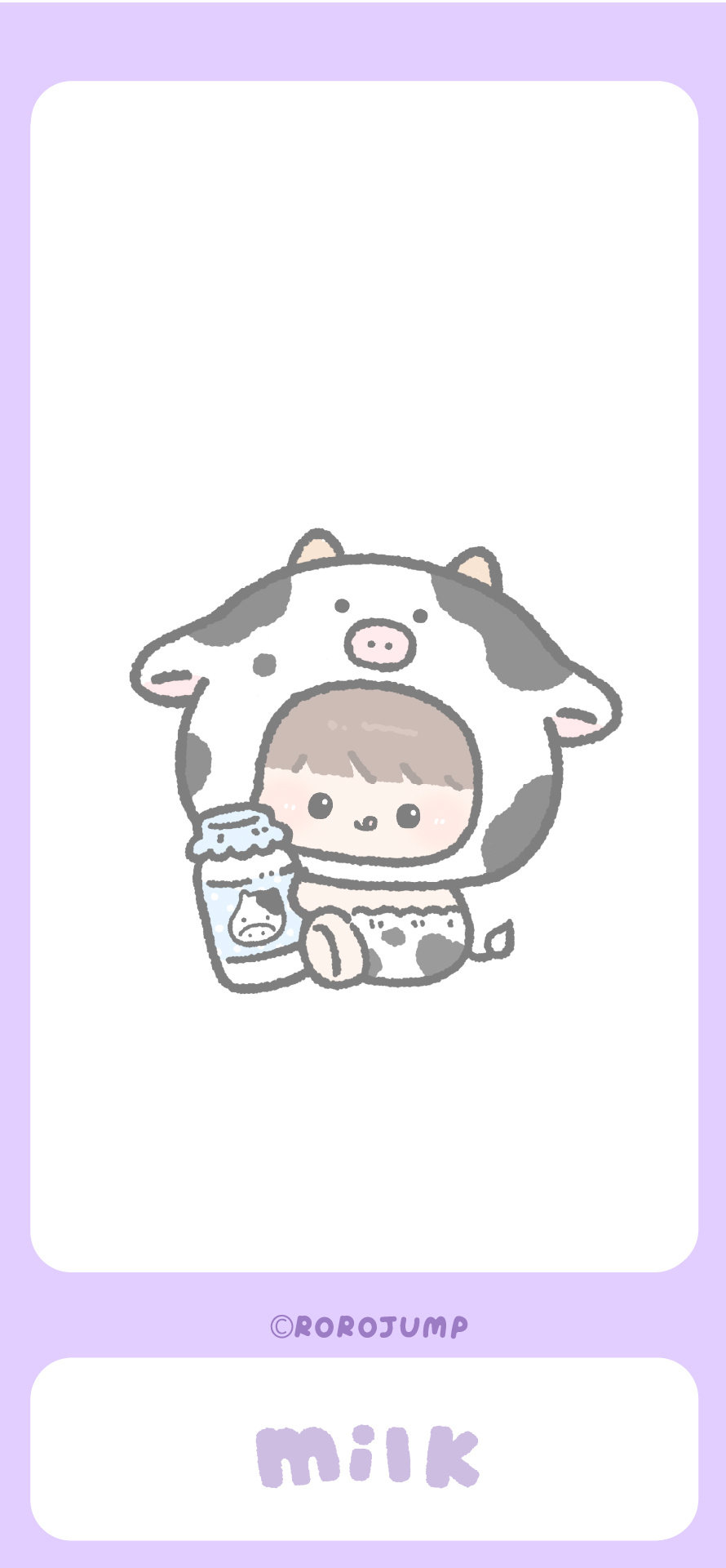 小动物牛奶壁纸