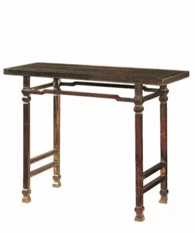 清代   紫檀罗锅枨琴桌
厦门观复博物馆藏
