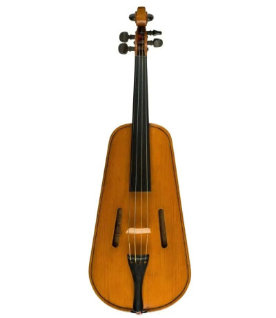 威廉‧西德尼‧芒特发明的空背式小提琴
1852年，松木、枫木与云杉木制成，62.865cmx21.59cmx10.16cm
史密森尼美国历史国家博物馆
