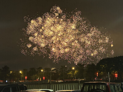 两个人在车里看烟火
开启放假模式