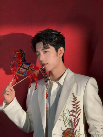 年岁与共，佳景逢春，与@肖战 一起看遍光阴，共望新时[马上有福]#北京台春晚# ​​​