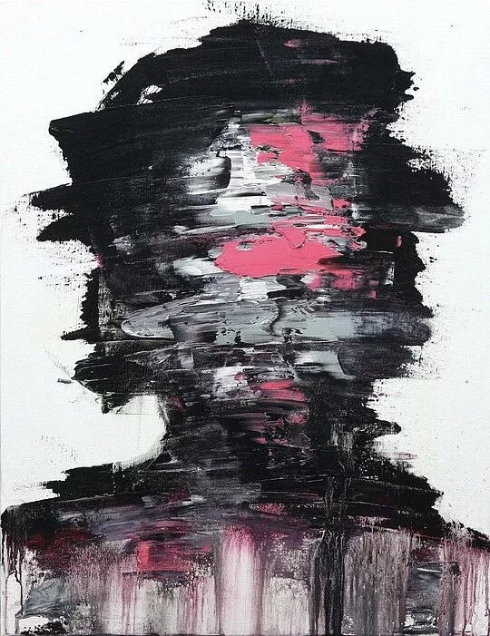 这是一些看着很过瘾的作品，韩国画家kwangho shin的创作。
轮廓廓包裹着色彩，内部层层叠叠的色彩交织在一起，从模糊的面部轮廓和斑斓的面部色彩体现出，艺术家对于人类情感复杂性的表达。
