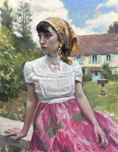 奥尔多·鲍尔丁（b. 1960）是现居法国南部的英国当代具象画家，以其兼具电影感与情绪张力的叙事肖像作品而闻名。鲍尔丁的作品以“开放式情境”著称：画面常描绘日常生活中的瞬间——如咖啡馆一隅、喷泉旁的等待者、…