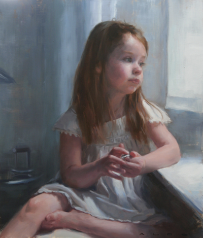 奥尔多·鲍尔丁（b. 1960）是现居法国南部的英国当代具象画家，以其兼具电影感与情绪张力的叙事肖像作品而闻名。鲍尔丁的作品以“开放式情境”著称：画面常描绘日常生活中的瞬间——如咖啡馆一隅、喷泉旁的等待者、…