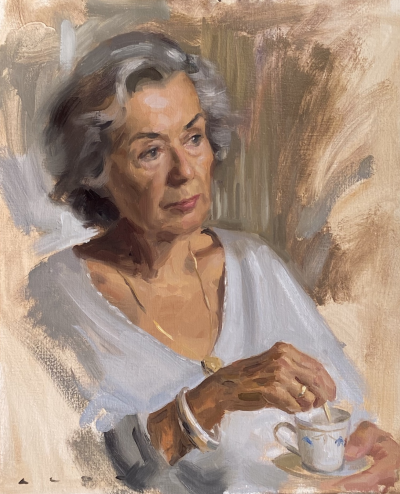 奥尔多·鲍尔丁（b. 1960）是现居法国南部的英国当代具象画家，以其兼具电影感与情绪张力的叙事肖像作品而闻名。鲍尔丁的作品以“开放式情境”著称：画面常描绘日常生活中的瞬间——如咖啡馆一隅、喷泉旁的等待者、…