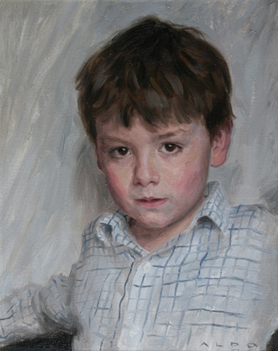 奥尔多·鲍尔丁（b. 1960）是现居法国南部的英国当代具象画家，以其兼具电影感与情绪张力的叙事肖像作品而闻名。鲍尔丁的作品以“开放式情境”著称：画面常描绘日常生活中的瞬间——如咖啡馆一隅、喷泉旁的等待者、…