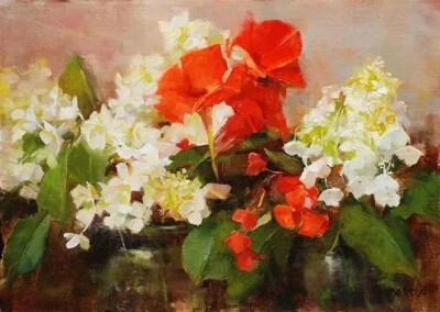 凯西·安德森（Kathy Anderson）美国女画家。她以对花卉和花园的独特诠释以及优美的风景而闻名，主要从事生活中的油画作品创作。