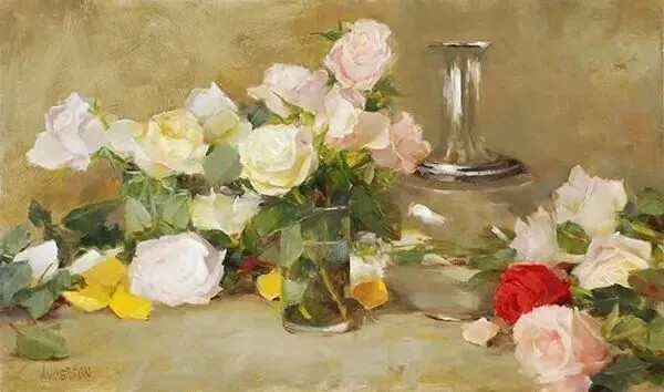 凯西·安德森（Kathy Anderson）美国女画家。她以对花卉和花园的独特诠释以及优美的风景而闻名，主要从事生活中的油画作品创作。