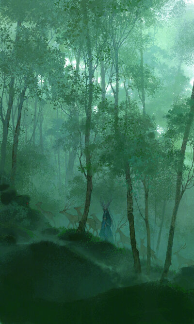 插画精选｜画师：伊吹鸡腿子